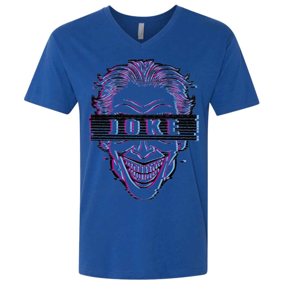 T-Shirts Royal / X-Small Glitch Joke Men's Premium V-Neck