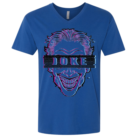 T-Shirts Royal / X-Small Glitch Joke Men's Premium V-Neck