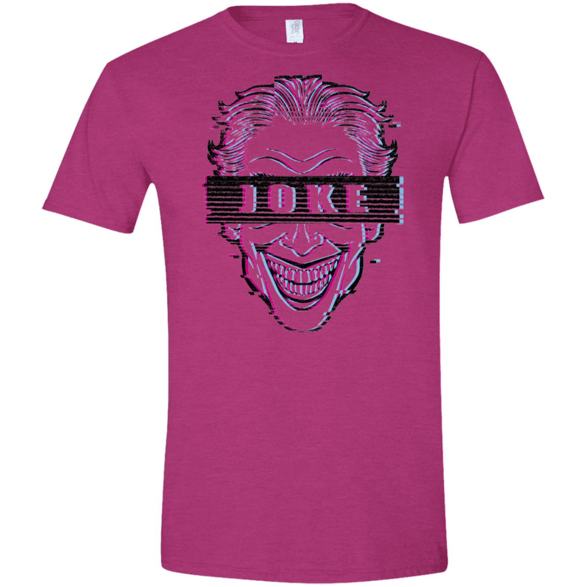 T-Shirts Antique Heliconia / S Glitch Joke Men's Semi-Fitted Softstyle