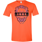 T-Shirts Orange / S Glitch Joke Men's Semi-Fitted Softstyle