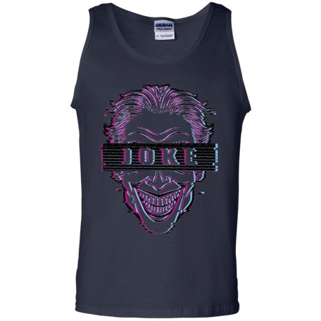 T-Shirts Navy / S Glitch Joke Men's Tank Top