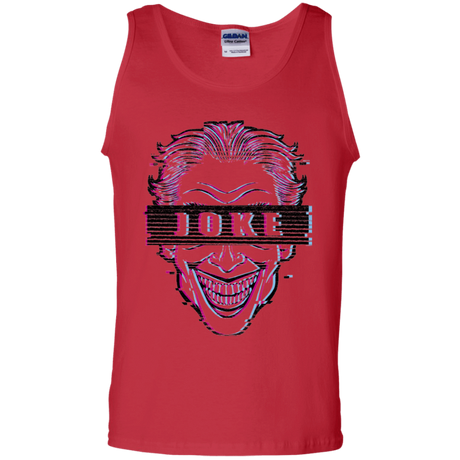 T-Shirts Red / S Glitch Joke Men's Tank Top