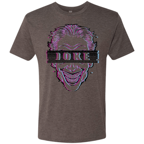 T-Shirts Macchiato / S Glitch Joke Men's Triblend T-Shirt