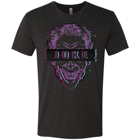 T-Shirts Vintage Black / S Glitch Joke Men's Triblend T-Shirt