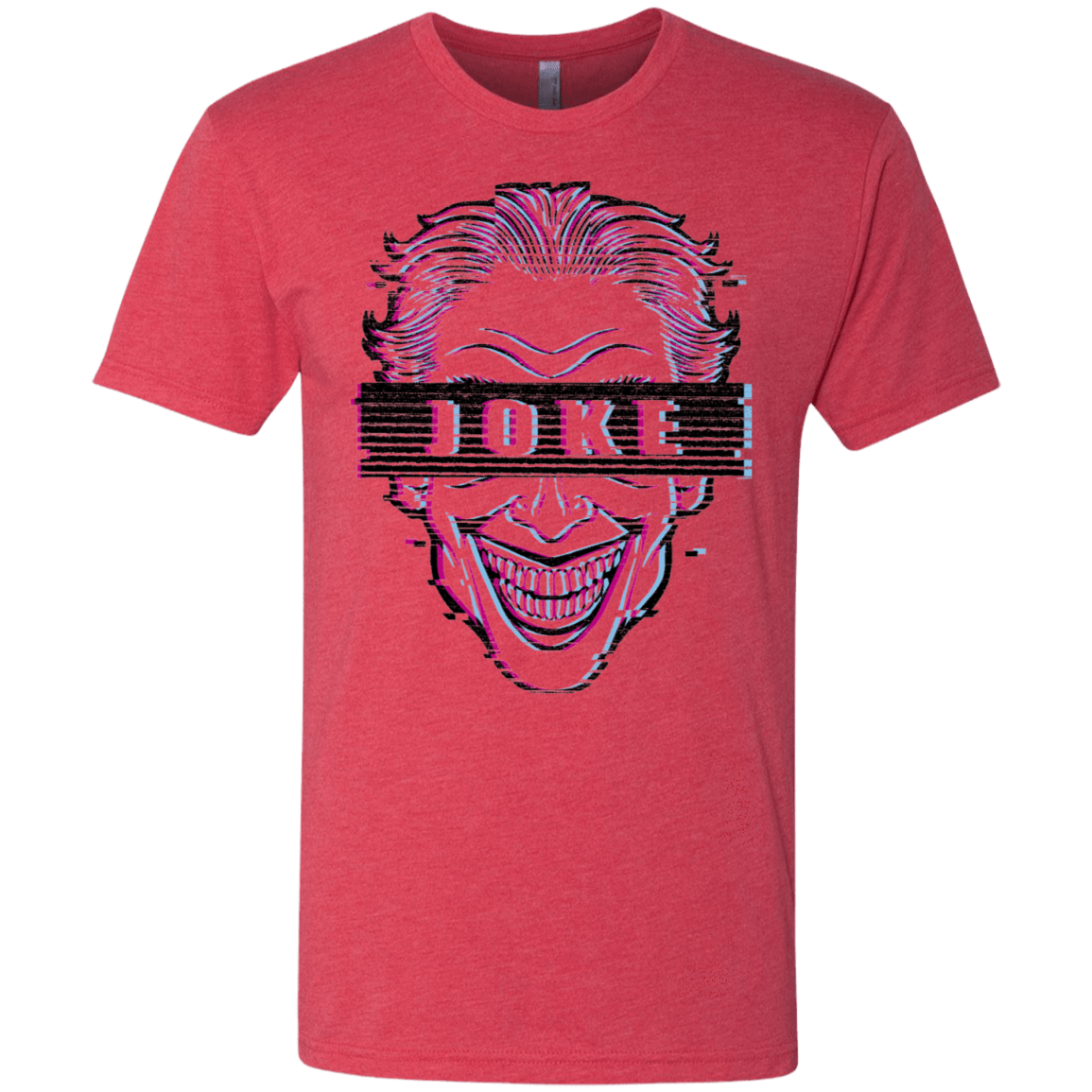 T-Shirts Vintage Red / S Glitch Joke Men's Triblend T-Shirt