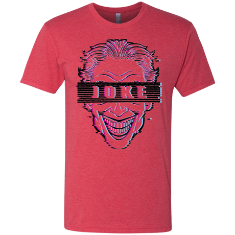T-Shirts Vintage Red / S Glitch Joke Men's Triblend T-Shirt