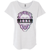 T-Shirts Heather White / X-Small Glitch Joke Triblend Dolman Sleeve