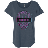 T-Shirts Indigo / X-Small Glitch Joke Triblend Dolman Sleeve