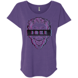 T-Shirts Purple Rush / X-Small Glitch Joke Triblend Dolman Sleeve