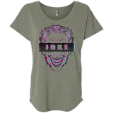 T-Shirts Venetian Grey / X-Small Glitch Joke Triblend Dolman Sleeve