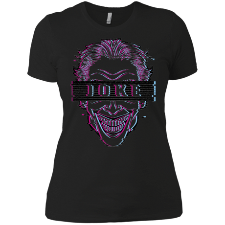T-Shirts Black / X-Small Glitch Joke Women's Premium T-Shirt