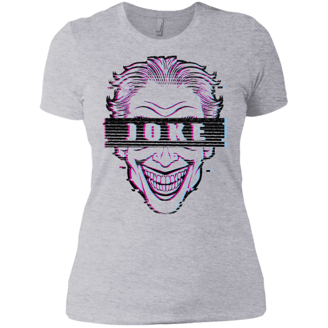 T-Shirts Heather Grey / X-Small Glitch Joke Women's Premium T-Shirt