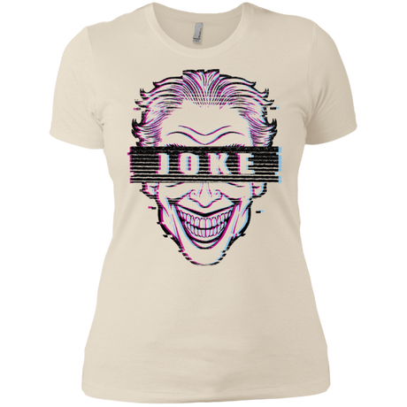 T-Shirts Ivory/ / X-Small Glitch Joke Women's Premium T-Shirt