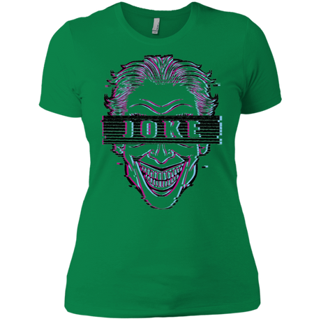 T-Shirts Kelly Green / X-Small Glitch Joke Women's Premium T-Shirt