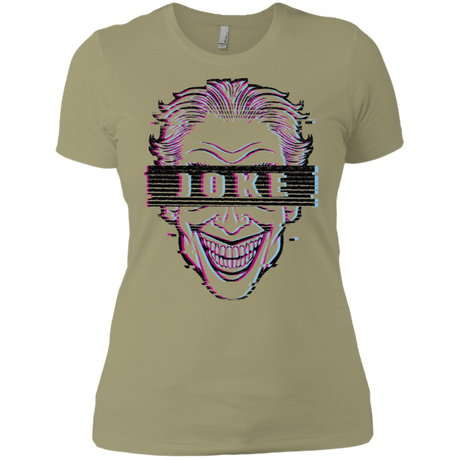 T-Shirts Light Olive / X-Small Glitch Joke Women's Premium T-Shirt