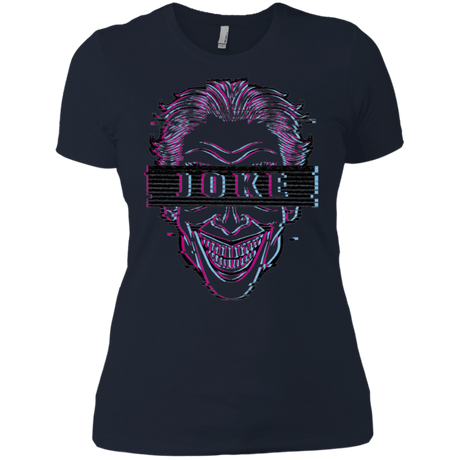 T-Shirts Midnight Navy / X-Small Glitch Joke Women's Premium T-Shirt