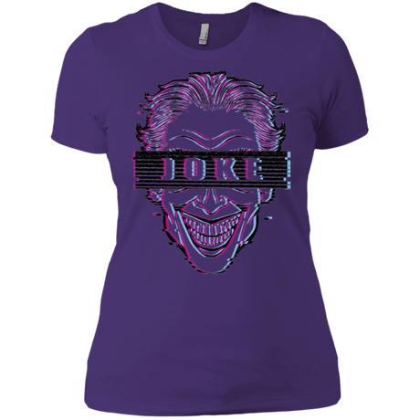 T-Shirts Purple Rush/ / X-Small Glitch Joke Women's Premium T-Shirt