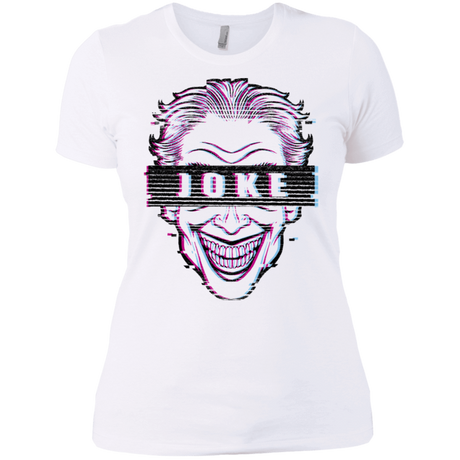 T-Shirts White / X-Small Glitch Joke Women's Premium T-Shirt
