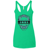 T-Shirts Envy / X-Small Glitch Joke Women's Triblend Racerback Tank