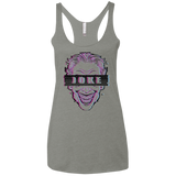 T-Shirts Venetian Grey / X-Small Glitch Joke Women's Triblend Racerback Tank