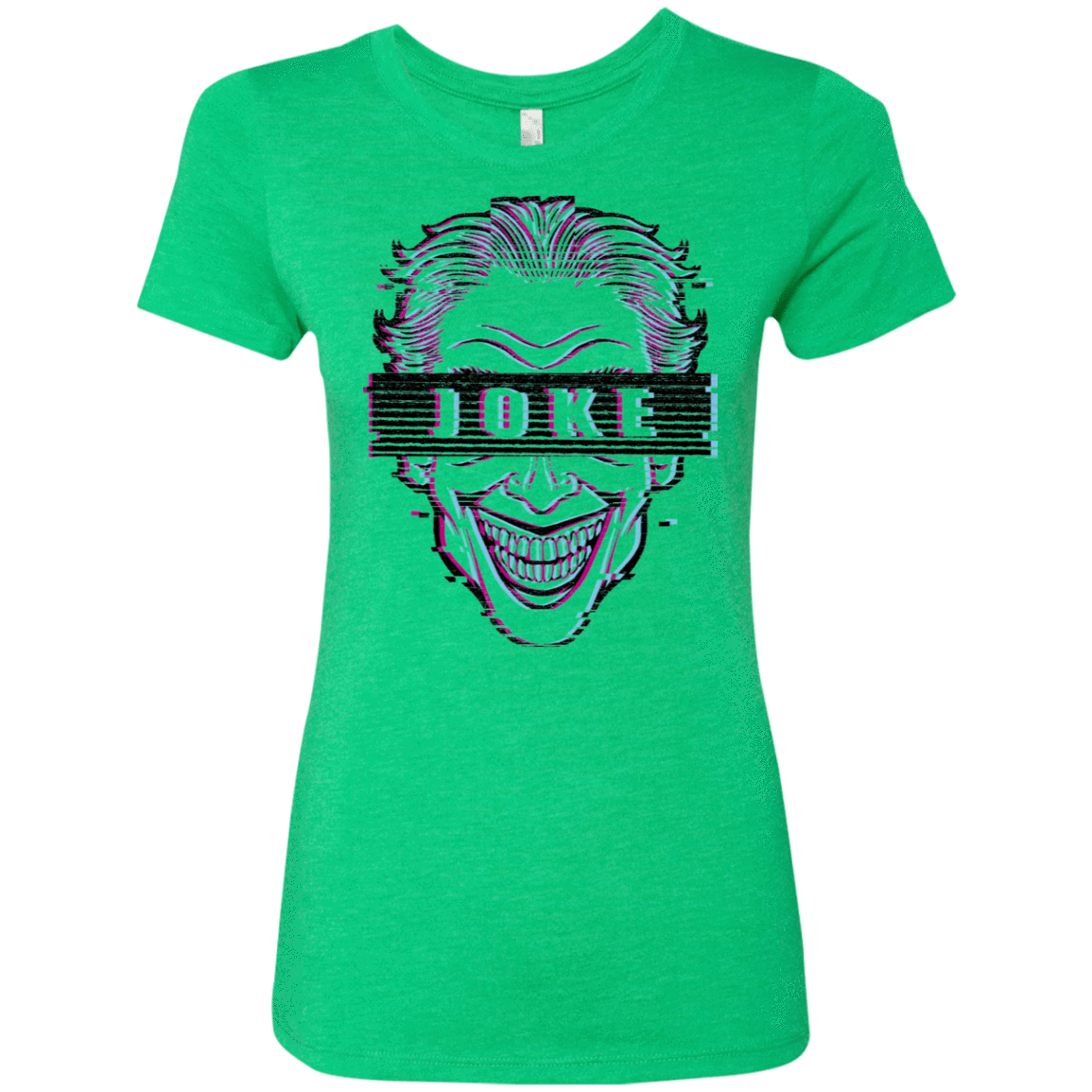 T-Shirts Envy / S Glitch Joke Women's Triblend T-Shirt