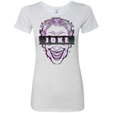 T-Shirts Heather White / S Glitch Joke Women's Triblend T-Shirt