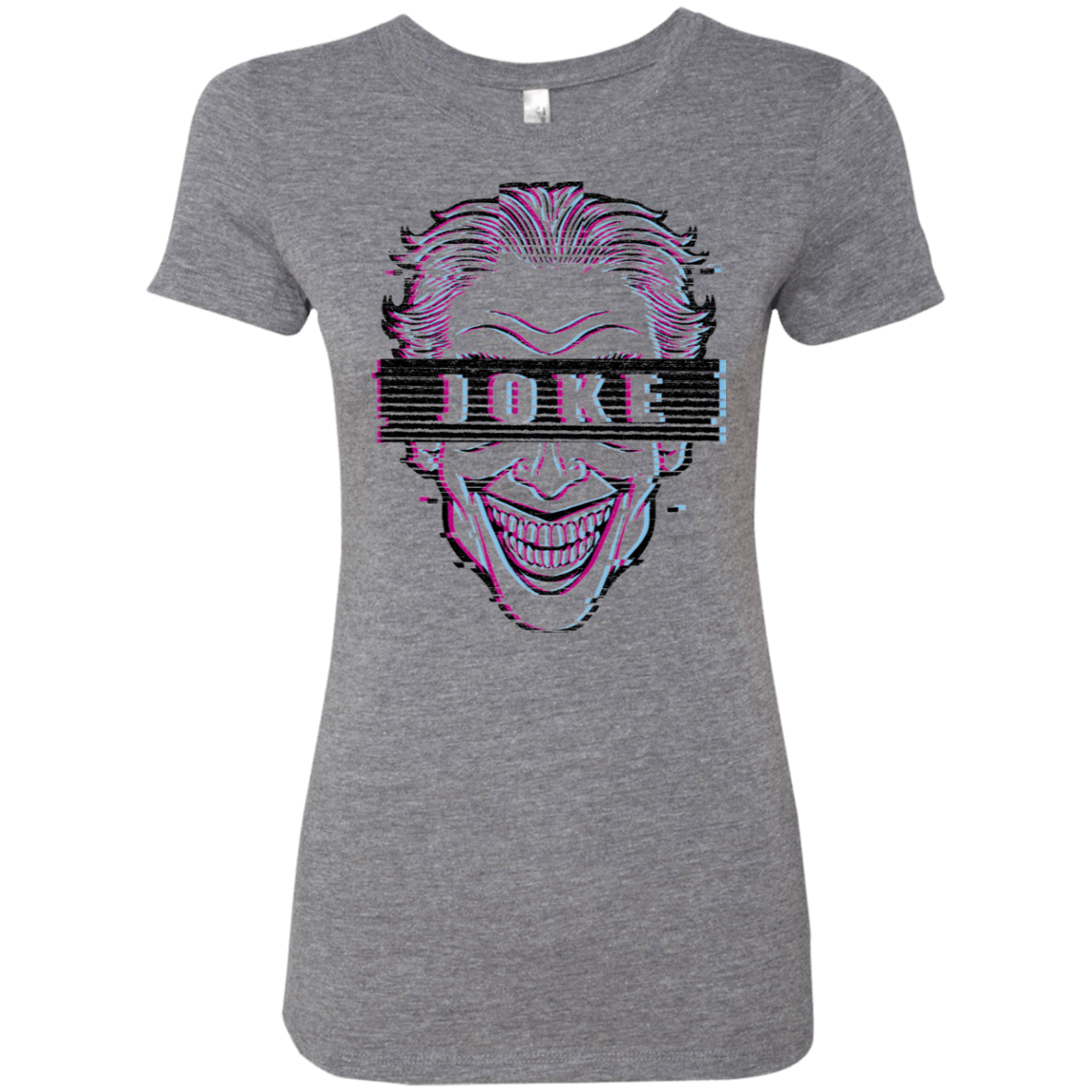 T-Shirts Premium Heather / S Glitch Joke Women's Triblend T-Shirt