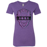 T-Shirts Purple Rush / S Glitch Joke Women's Triblend T-Shirt