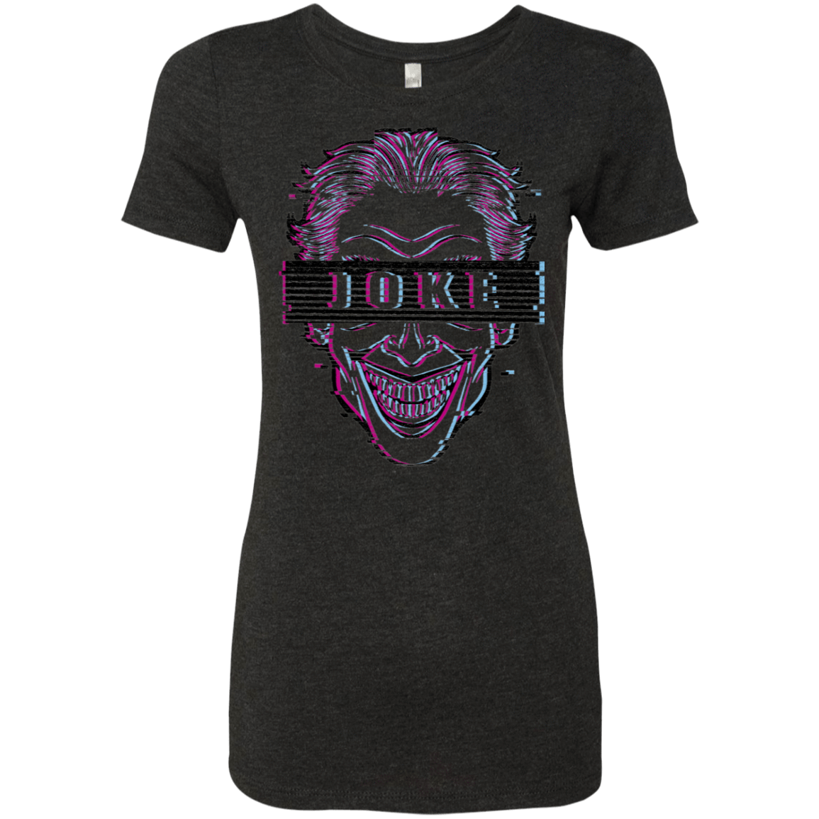 T-Shirts Vintage Black / S Glitch Joke Women's Triblend T-Shirt