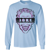 T-Shirts Light Blue / YS Glitch Joke Youth Long Sleeve T-Shirt