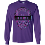 T-Shirts Purple / YS Glitch Joke Youth Long Sleeve T-Shirt
