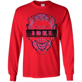T-Shirts Red / YS Glitch Joke Youth Long Sleeve T-Shirt