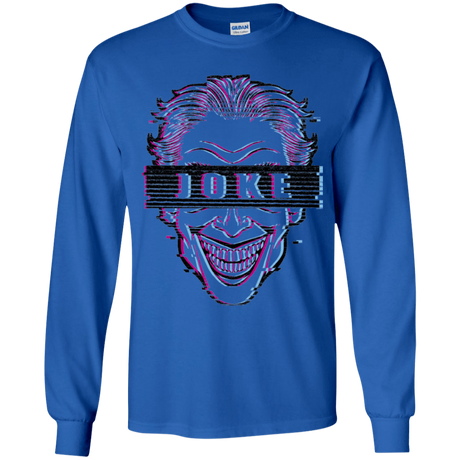 T-Shirts Royal / YS Glitch Joke Youth Long Sleeve T-Shirt