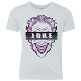 T-Shirts Heather White / YXS Glitch Joke Youth Triblend T-Shirt