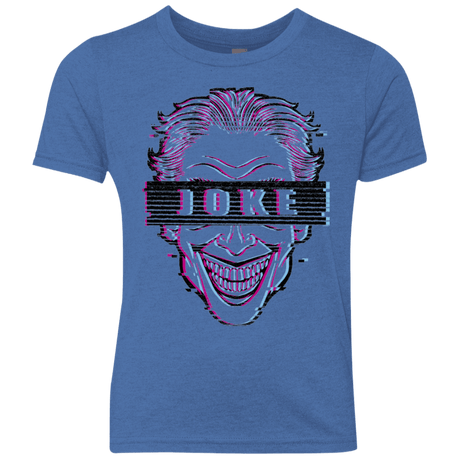 T-Shirts Vintage Royal / YXS Glitch Joke Youth Triblend T-Shirt