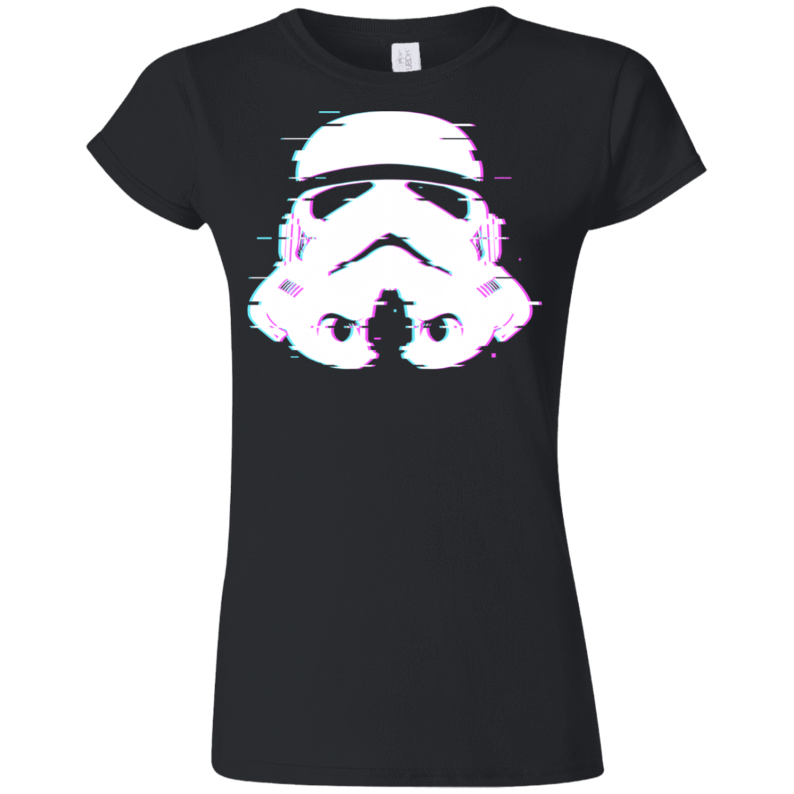 T-Shirts Black / S Glitch Trooper Junior Slimmer-Fit T-Shirt