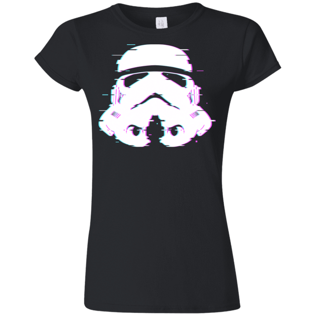 T-Shirts Black / S Glitch Trooper Junior Slimmer-Fit T-Shirt