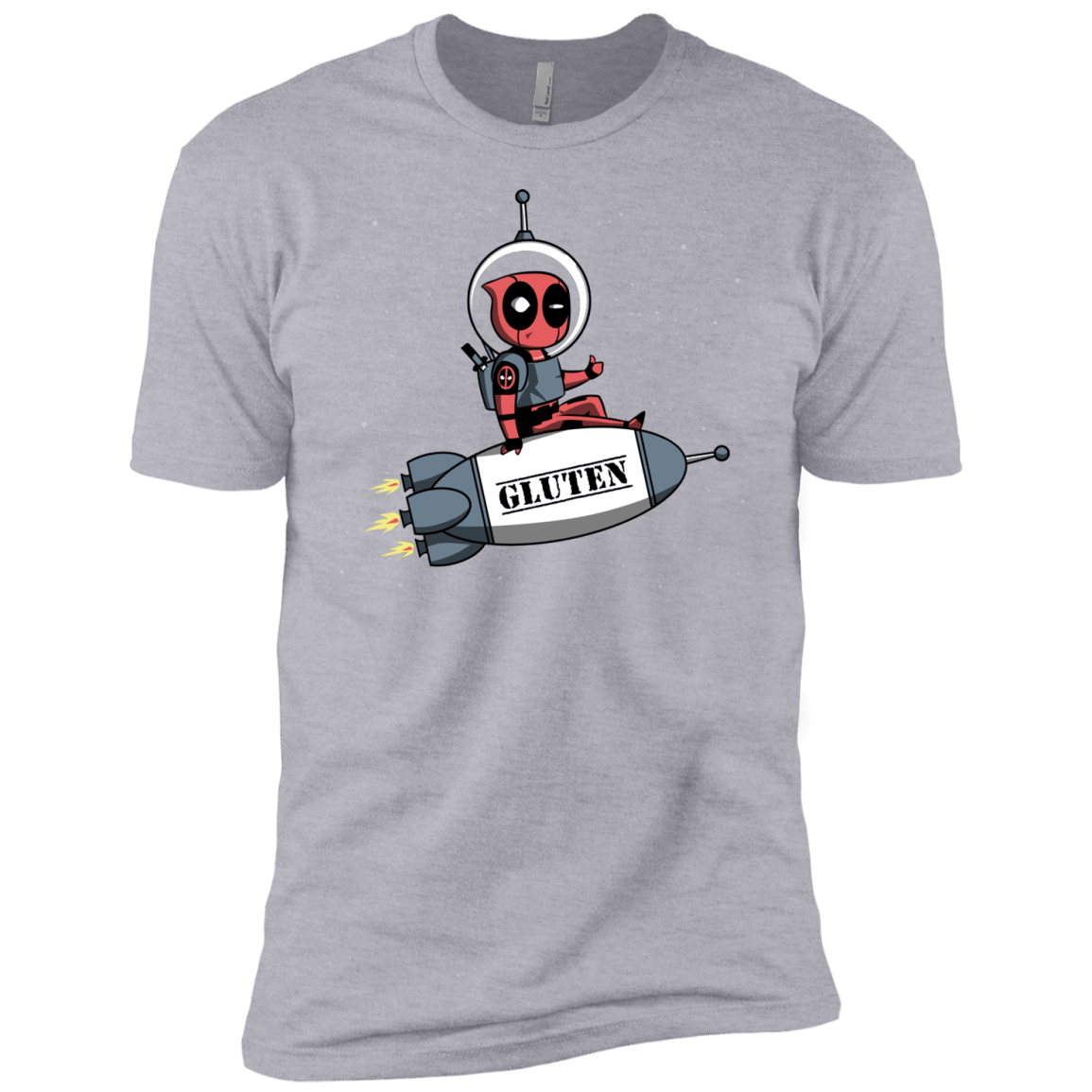 T-Shirts Heather Grey / YXS Gluten No More Boys Premium T-Shirt