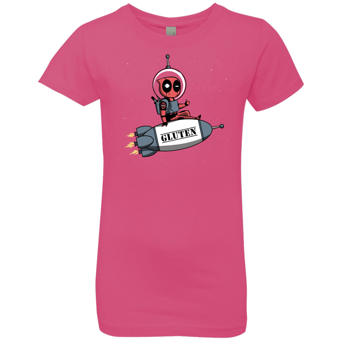 T-Shirts Hot Pink / YXS Gluten No More Girls Premium T-Shirt