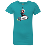 T-Shirts Tahiti Blue / YXS Gluten No More Girls Premium T-Shirt