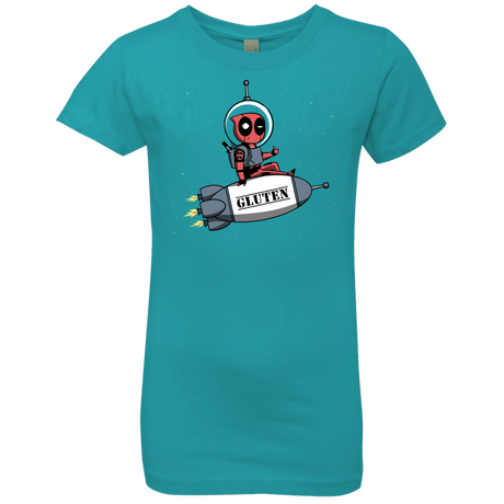 T-Shirts Tahiti Blue / YXS Gluten No More Girls Premium T-Shirt