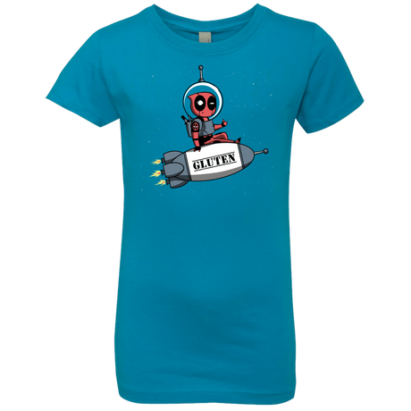 T-Shirts Turquoise / YXS Gluten No More Girls Premium T-Shirt