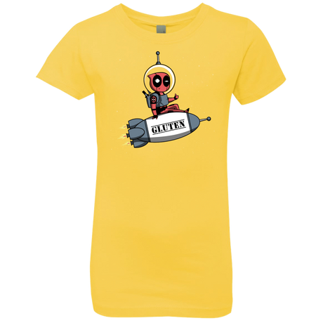 T-Shirts Vibrant Yellow / YXS Gluten No More Girls Premium T-Shirt