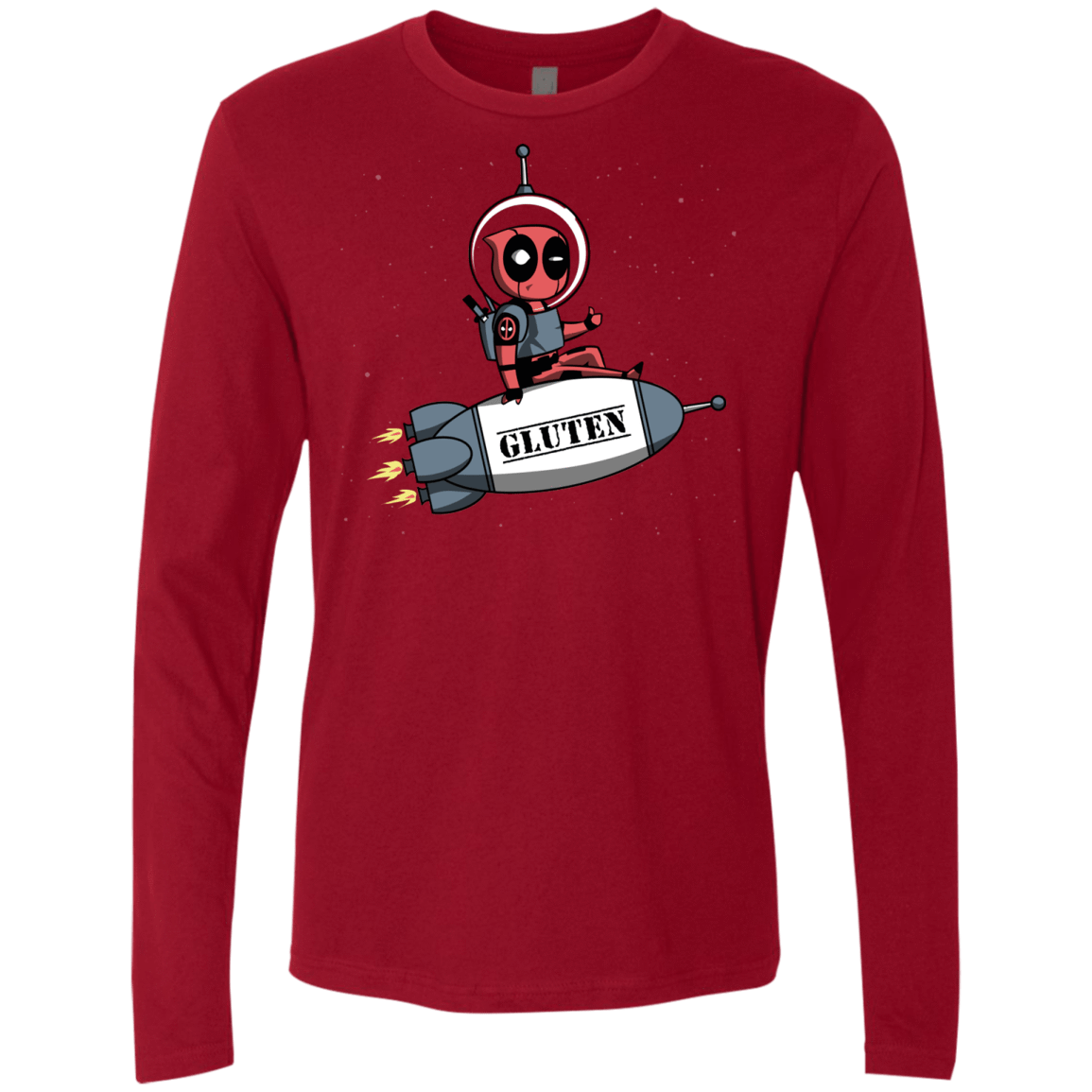 T-Shirts Cardinal / S Gluten No More Men's Premium Long Sleeve
