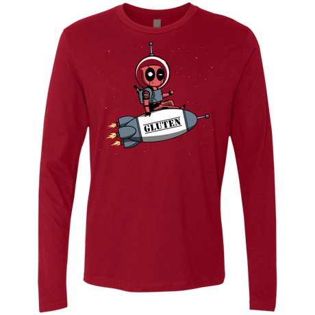 T-Shirts Cardinal / S Gluten No More Men's Premium Long Sleeve