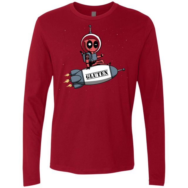 T-Shirts Cardinal / S Gluten No More Men's Premium Long Sleeve