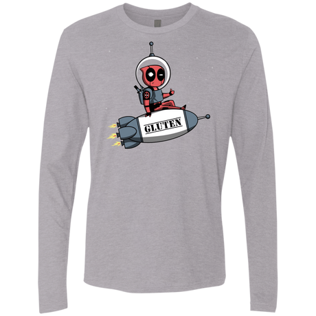 T-Shirts Heather Grey / S Gluten No More Men's Premium Long Sleeve