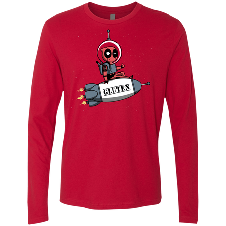 T-Shirts Red / S Gluten No More Men's Premium Long Sleeve