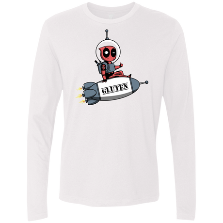 T-Shirts White / S Gluten No More Men's Premium Long Sleeve