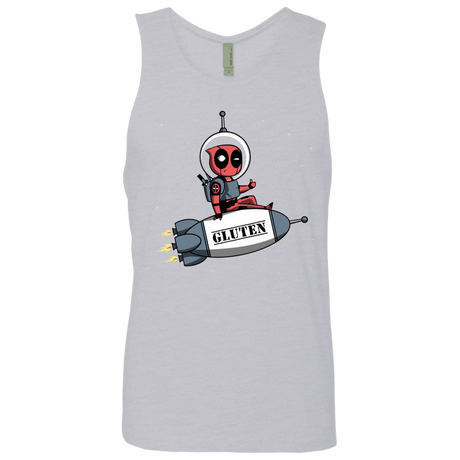 T-Shirts Heather Grey / S Gluten No More Men's Premium Tank Top